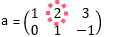 Matrix indexing example